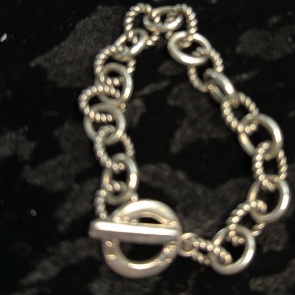 ADDITIONAL CLOSET CLEAR OUT!!! Elegant Heavy Sterling Silver Chain Bracelet - Picture 7 of 8